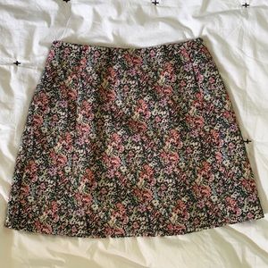 Aritzia Tapestry Mini Skirt Fall